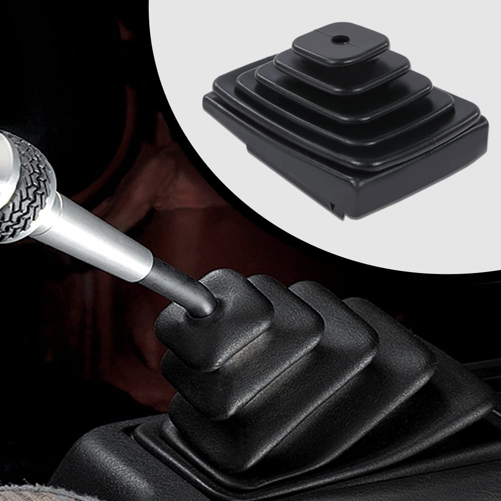 G-PLUS Shifter Boot & Retainer Bezel Kit Compatible with Jeep TJ Wrangler 1997-2004 Transmission Shift Bezel Shifter Boot Kit 53000056 52078558