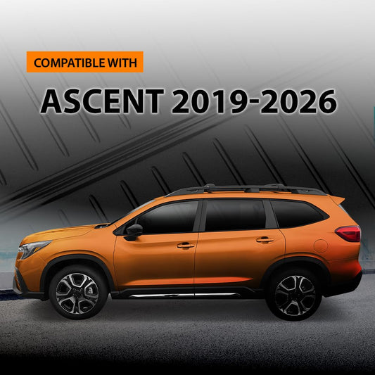 G-PLUS TPE Floor Mats Fit Subaru Ascent 2019-2026 3rd Row Truck Accessories Cargo Liners All Weather Protection 2PCS Black Alfombras para Carro