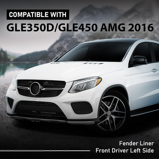 G-PLUS Front Left Fender Liner Inner Assembly, Compatible with Benz GLE350d GLE450 4Matic 2016/ GLE43 GLE63 2016-2019, Driver Side, 2926900030, MB1248194