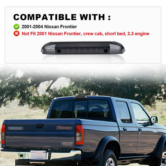 G-PLUS Third Brake Light for Nissan Frontier 2001-2004 High Mount Stop Lamp Replacement Front View