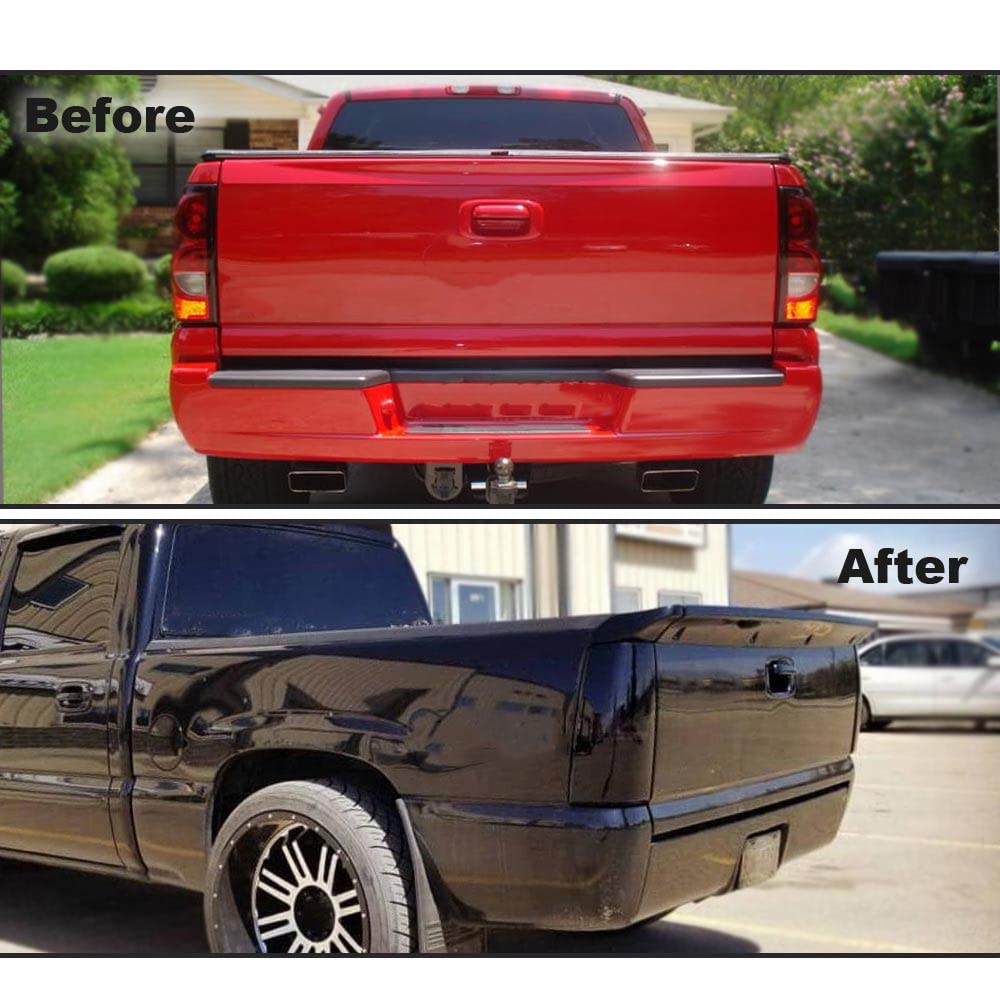 G-PLUS Tailgate Spoiler Rear Tail Wing Spoiler Compatible with Chevy Silverado 1500 Intimidator/GMC Sierra 1500 Pick Up Truck 1999-2006 (Only Fit Fleetside Models. Not Fit Stepside Model)