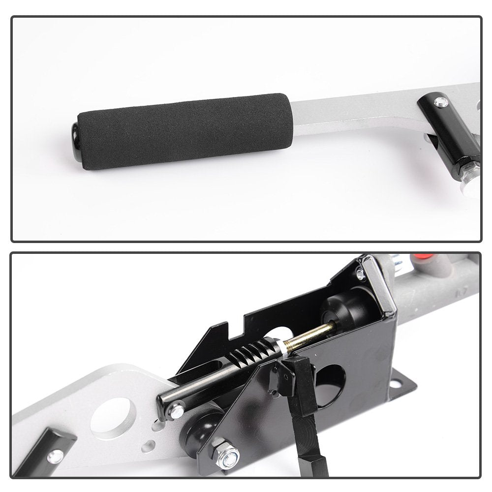 G-PLUS Universal Aluminum Hydraulic Handbrake Racing Car Drift E-Brake Handle Parking Emergency Brake Lever Black