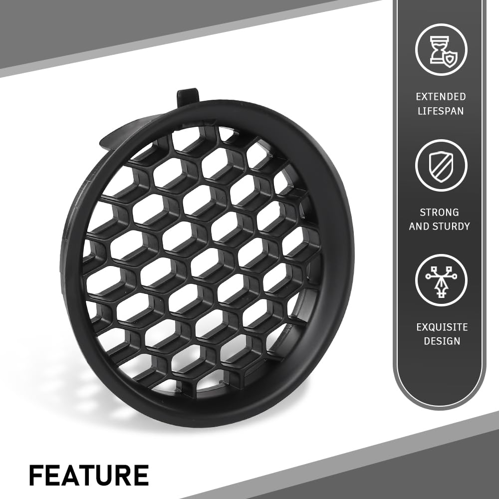 G-PLUS Fog Light Cover Grilles Left&Right Compatible with Subaru Impreza (Wagon & Sedan) 2008-2014 Black 57731FG210
