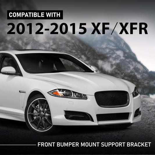 G-PLUS Front Bumper Mount Support Bracket Compatible with Jaguar XF XFR 2012-2015,Fit Jaguar XFR-S 5.0L V8 A/T Base Sedan 2013-2015