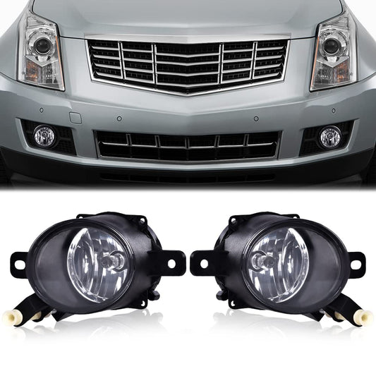 G-PLUS Fog Lights Compatible with Chevy Malibu 2013-2015 /Fit Chevy Malibu Limited 2016 /Fit Saturn Astra 2008-2009 Clear Lens Black Housing Fog Lamps 94708773 94708774 116-01278R GM2592301