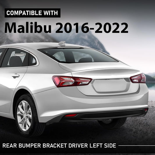 G-PLUS Rear Bumper Bracket Driver Left Side Compatible with Chevy Malibu 2016-2023 84081021