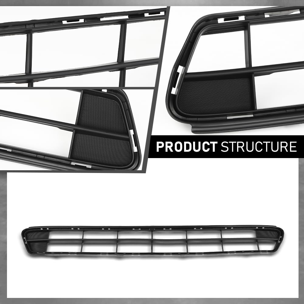 G-PLUS Front Bumper Lower Grille Compatible with Subaru Crosstrek 2018-2020 57731FL110, SU1036103