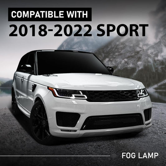 G-PLUS Fog Light Lamp Right Compatible with Land Rover Range Rover Sport 2018-2022,Fit Land Rover Range Rover 2018-2021