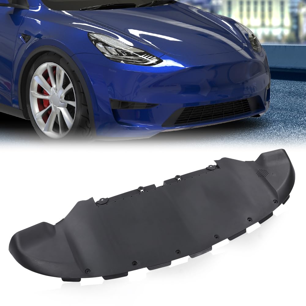 G-PLUS Front Bumper Lower Valance Shield Cover Compatible with Tesla Model Y 2020-2022 149376000A, 161357900A