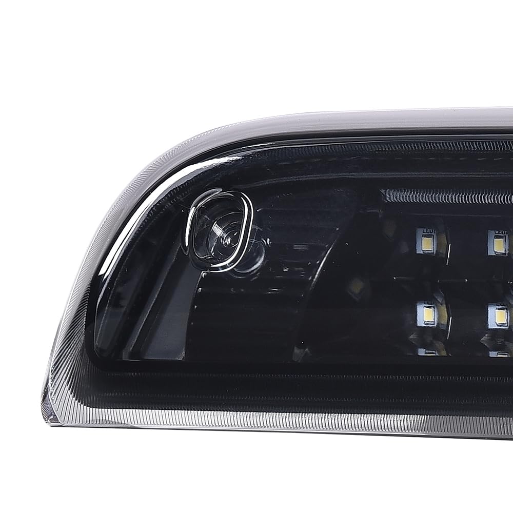 G-PLUS LED 3rd Third Brake Light Compatible with Chevy Silverado/GMC Sierra 1500 2014-2020, High Mount Cargo Lamp Type I, Smoky Lens Black Housing, 23509162 20979071