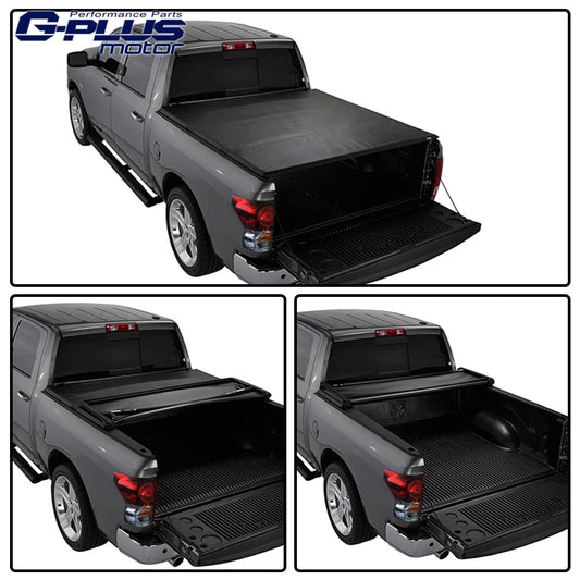 G-PLUS Soft Trifold Truck Bed Tonneau Cover Compatible with Toyota Tundra 2007-2013 5'5" Extra Short Bed