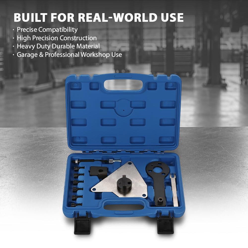 G-PLUS Engine Timing Tool Kit Compatible with Alfa Romeo Dodge Jeep Chrysler Lancia Vehicles Silver
