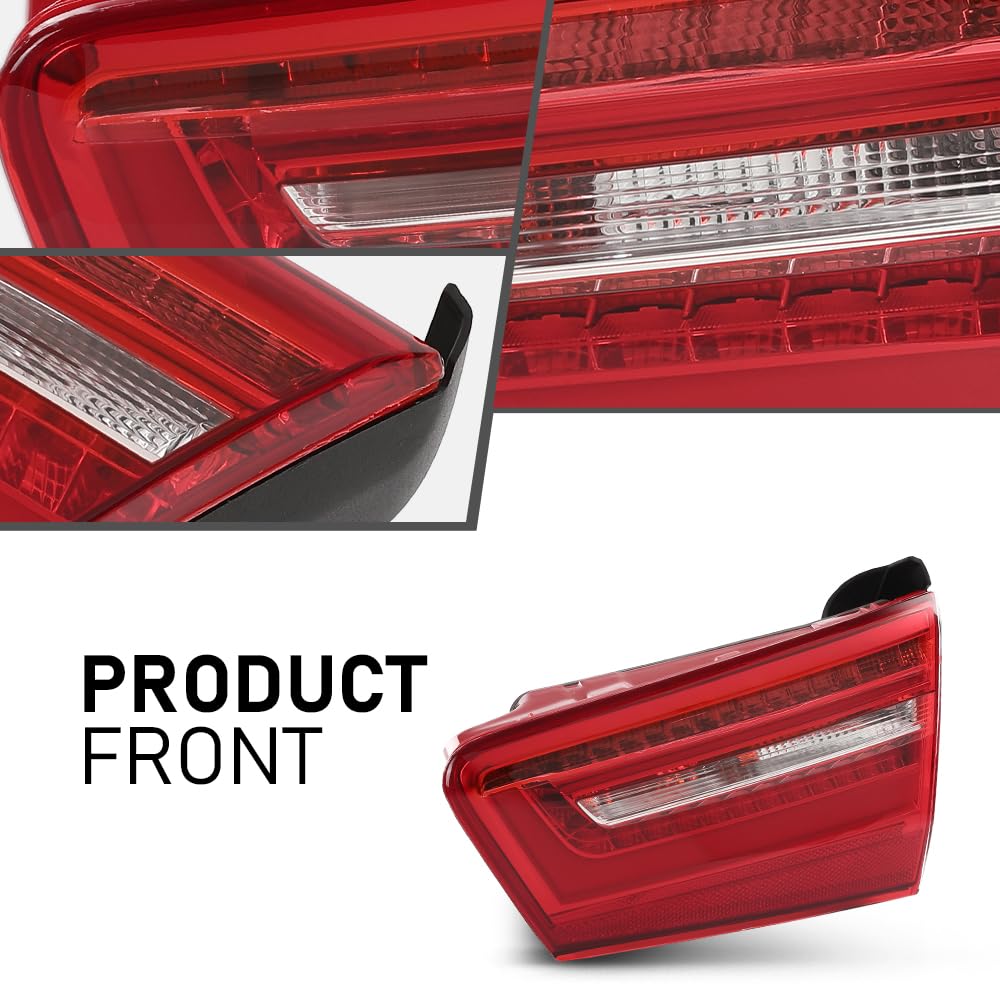 G-PLUS LED Rear Right Inner Tail Light Rear Brake Lamp, Compatible with Audi A6 C7 2012-2015, Only Fit the Saloon/Sedan Models, Passenger Side, 4G5945094B, 4GD 945 094