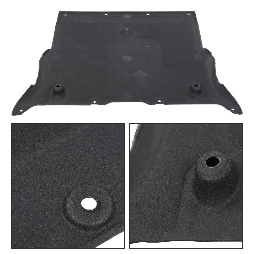 G-PLUS Black Front Under Engine Cover Splash Guard Compatible with Tesla Model 3 2017 2018 2019 2020 2021 2022 2023 1104312-00-B