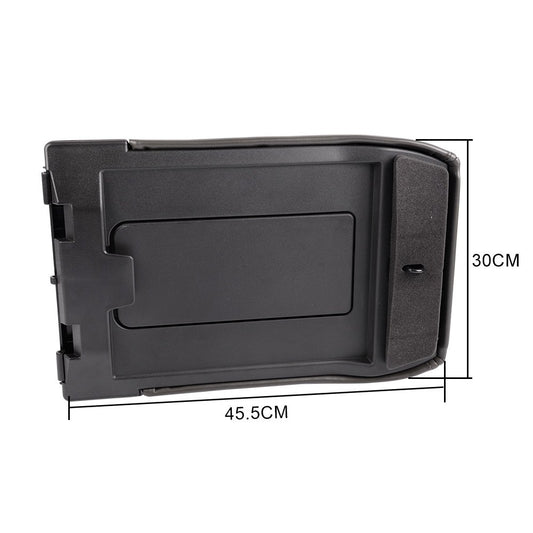 G-PLUS New Center Console Armrest Kit, Compatible with 99-07 Silverado Avalanche Suburban Tahoe Sierra Yukon/99-07 Cadillac Escalad, Lid Arm Rest Latch Dark Grey