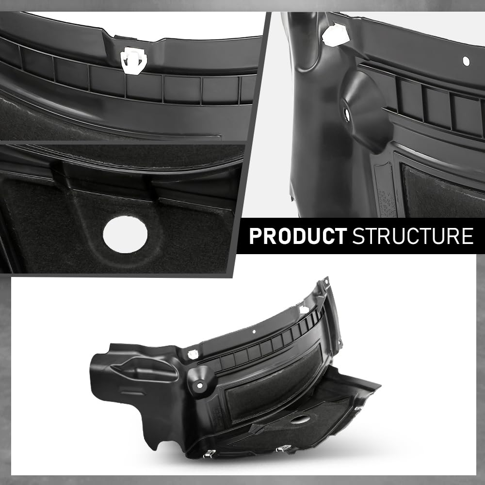 G-PLUS Front Left Fender Liner Wheel Spoiler, Compatible with Audi A7 Quattro 2012-2015, Fit Audi S7 2013-2015, 4G8853887C