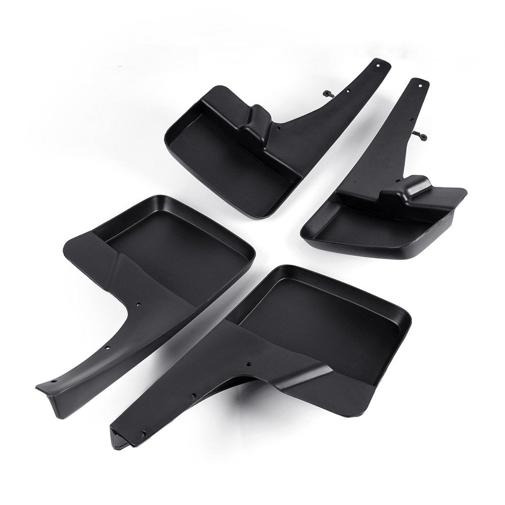 G-PLUS Front & Rear Mud Flaps Splash Guard Wheel Mudguards Kit Compatible with 2009-2018 Dodge Ram 1500 2500 3500 Black