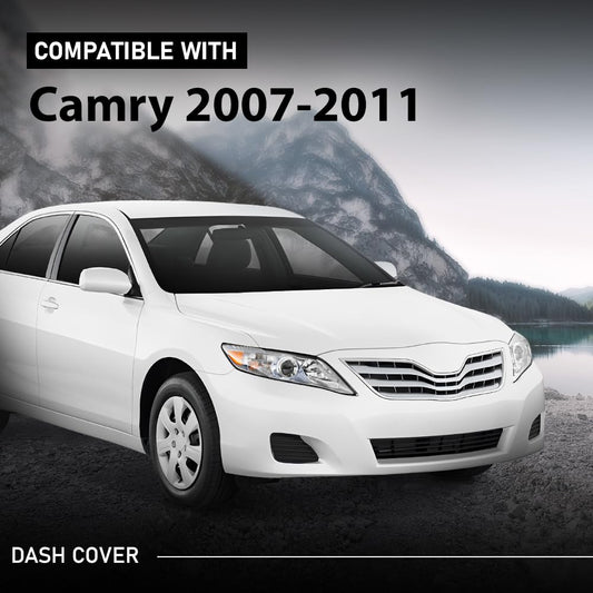 G-PLUS TPE Dashboard Cover Dash Panel Compatible with Toyota Camry 2007-2011 Gray