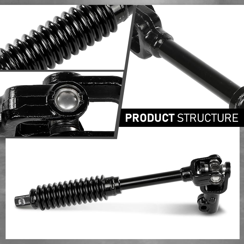 G-PLUS Lower Intermediate Steering Column Shaft Compatible with Toyota Tacoma 4WD 2005-2015 4520304021 Black