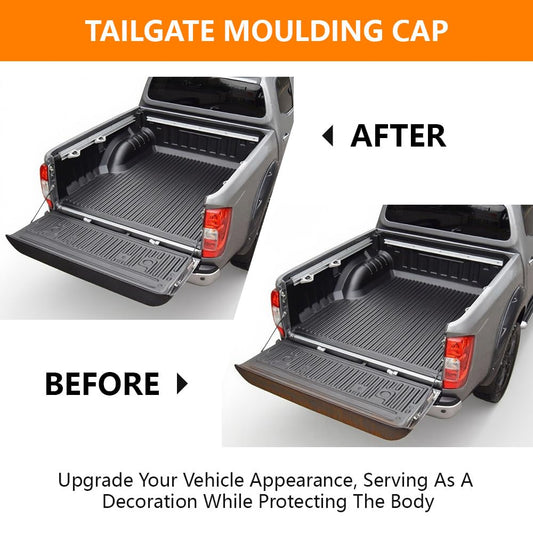 G-PLUS Tailgate Cap Molding for Ford Super Duty F250 F350 F450 F550 2017-2022 Front View