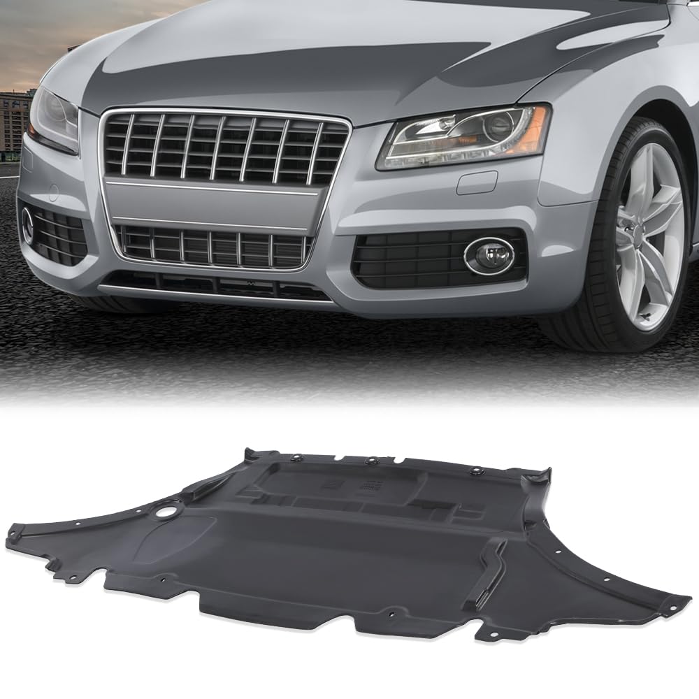 G-PLUS Front Engine Splash Shield Compatible with 2009-2012 Audi A4 Quattro A4 for at Models 8K0863821AF AU1228119