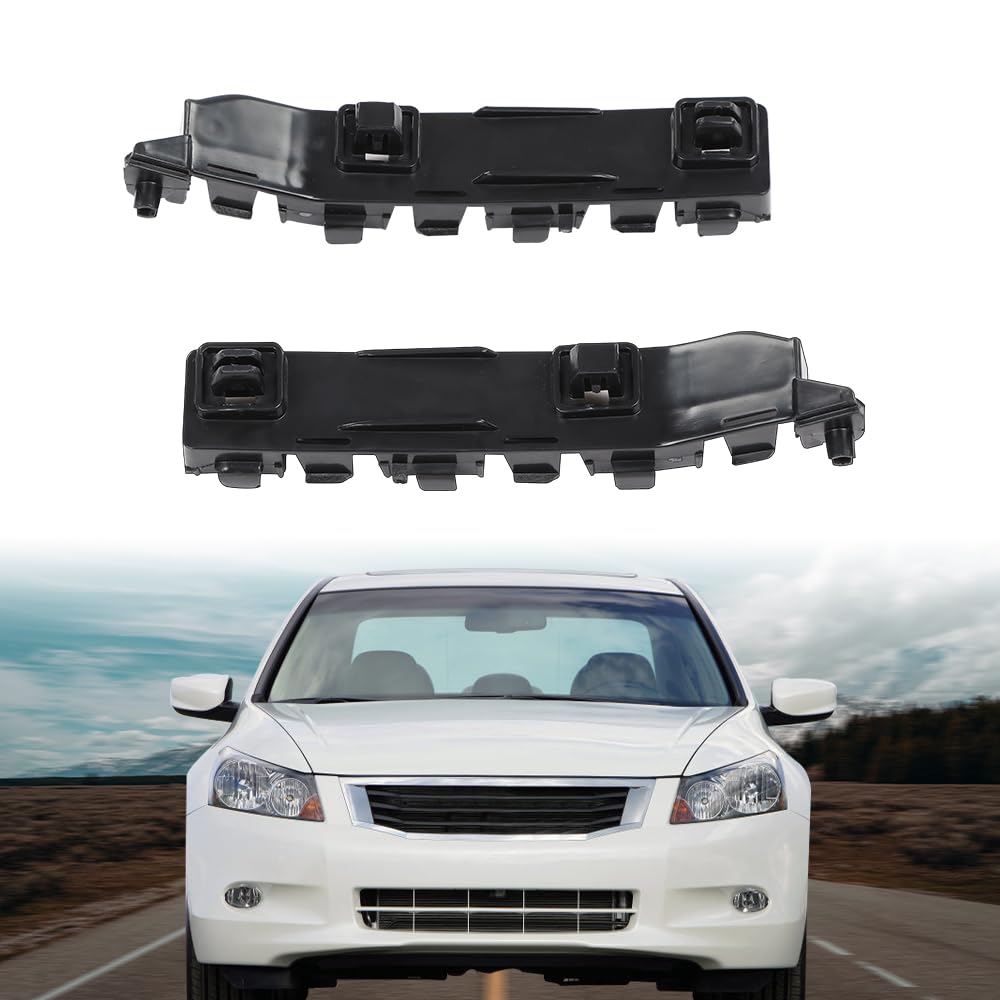 G-PLUS pair Front Left & Right Side Bumper Brackets Fit 2008-2012 Honda Accord Sedan (Not suitable For 2-Door Coupe)