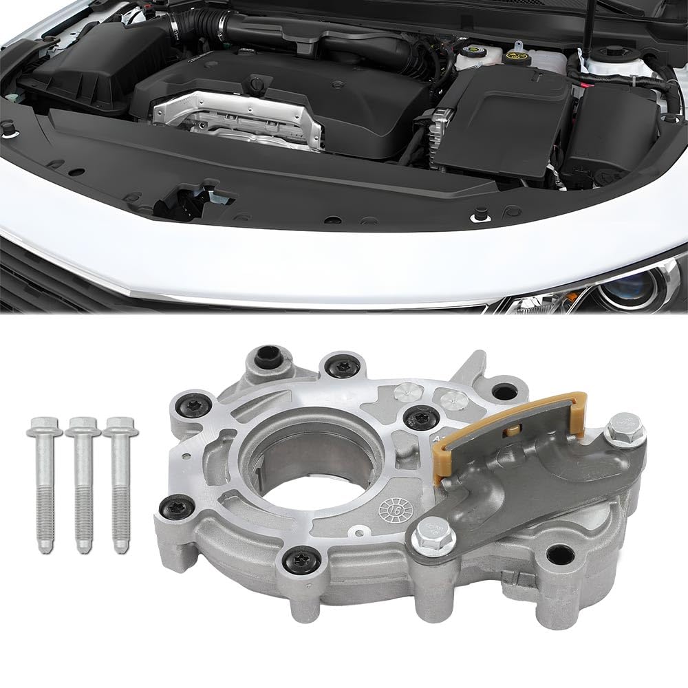 G-PLUS Engine Oil Pump 12640448 Compatible with Chevy Equinox Malibu Impala GMC Buick Cadillac Pontiac Saab Saturn Suzuki 24 Valve