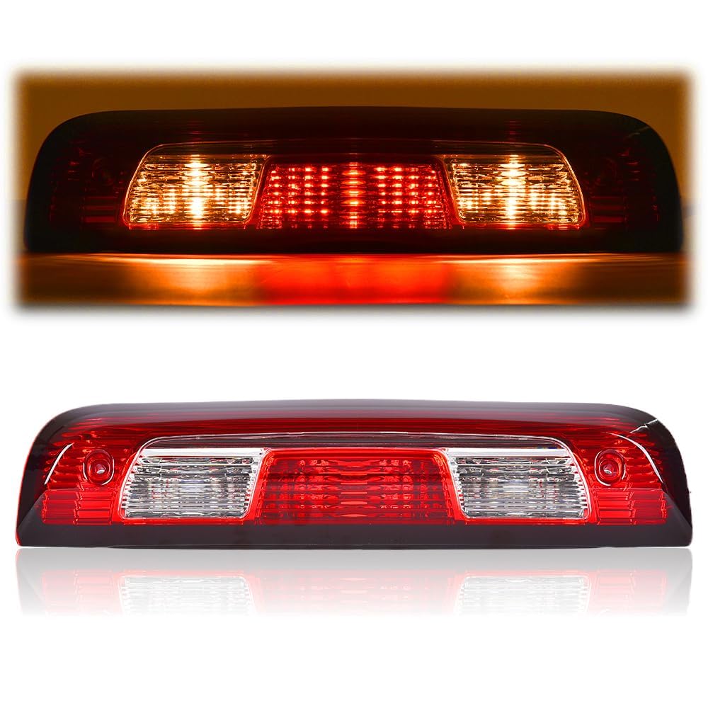 G-PLUS 3rd Third Brake Stop Light Cargo Lamp Compatible with Chevy Silverado GMC Sierra 1500 2500 3500 2015 2016 2017 2018 2019 2020 2021 84900397,2350916 Red