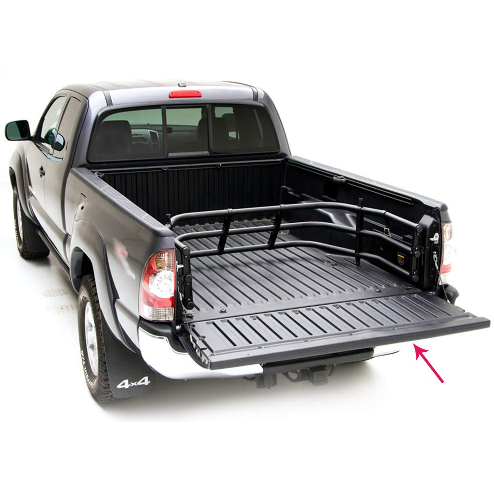 G-PLUS Tailgate Molding Protector Cover Top Spoiler, Compatible with Toyota Tacoma 2005-2015 65717-04020 Tailgate Cap Molding Protector Cover Textured