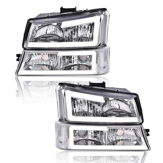 G-PLUS LED Headlights for Chevy Avalanche Silverado 1500 2500 3500 2003-2007