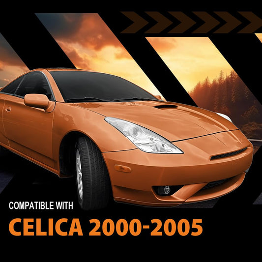 G-PLUS Front Driver & Passenger Side Fender Liner Set Compatible with Toyota Celica 2000-2005 2 PCS Black