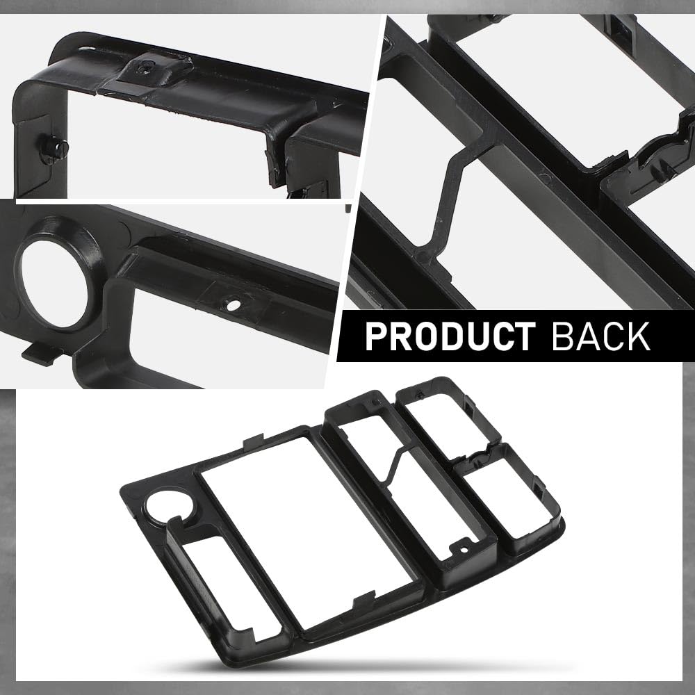 G-PLUS Dash Radio AC Bezel Panel Trim, Compatible with Geo Tracker/Suzuki Sidekick 1992 1993 1994 1995 Black Dash Panel