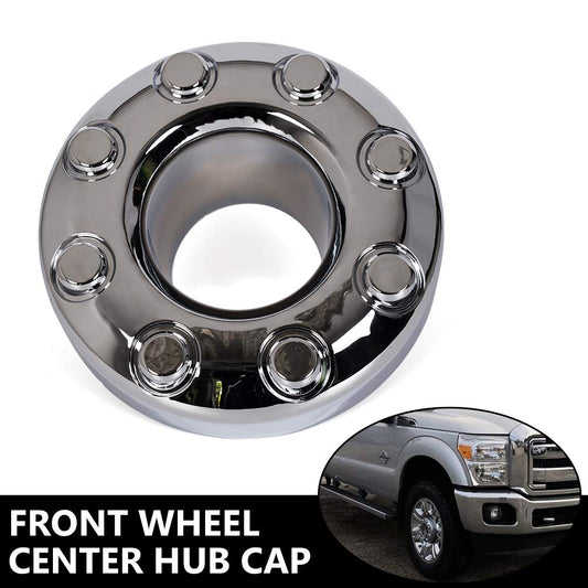G-PLUS Dually Front 4X4 Open Chrome Wheel Center Hub Cap Compatible with 2005-2018 Ford F350 Replaces 5C3Z1130TA