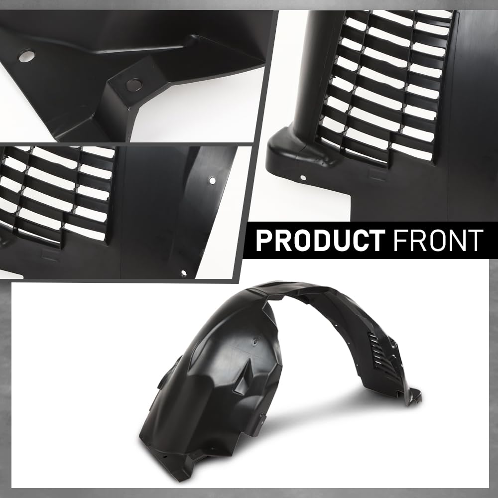 G-PLUS Fender Liner Splash Shield Front Left Compatible with Jaguar XF XFR XFR 2012-2015 C2Z22404, C2Z14258