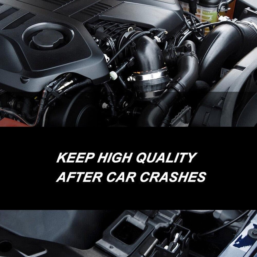 Silicone Radiator Hose Kit, Compatible with 1986-1993 Mustang GT LX Cobra 50U, W/Clamps