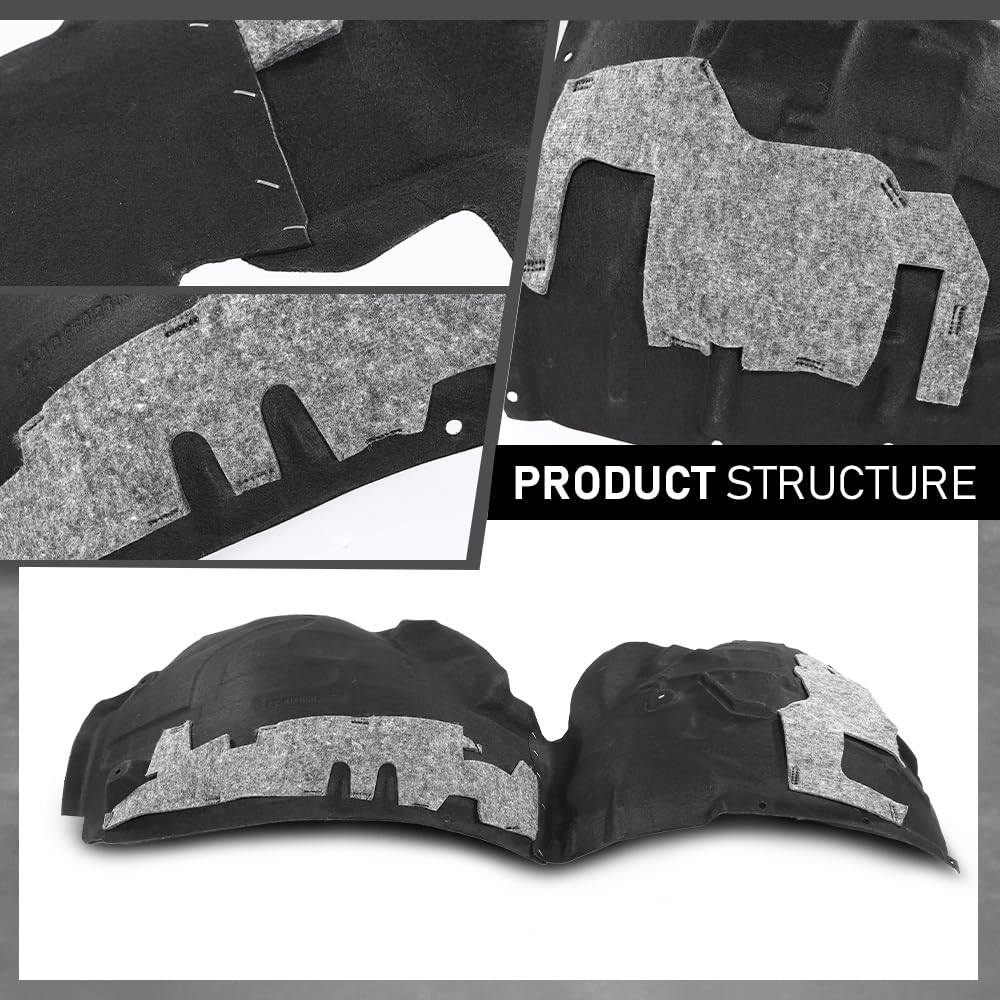G-PLUS Front Right Fender Liner Compatible with Audi A7 Quattro S7 RS7 2012-2018 4G8821172D