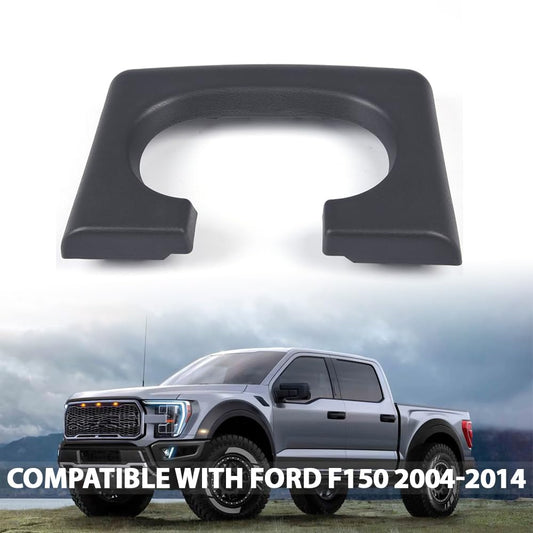 G-PLUS Center Console Cup Holder Pad Replacement Dark Grey Compatible with Ford F150 2004-2014