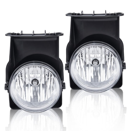 G-PLUS Fog Lights for GMC Sierra 1500 2500 3500 2003-2006 Clear Lens