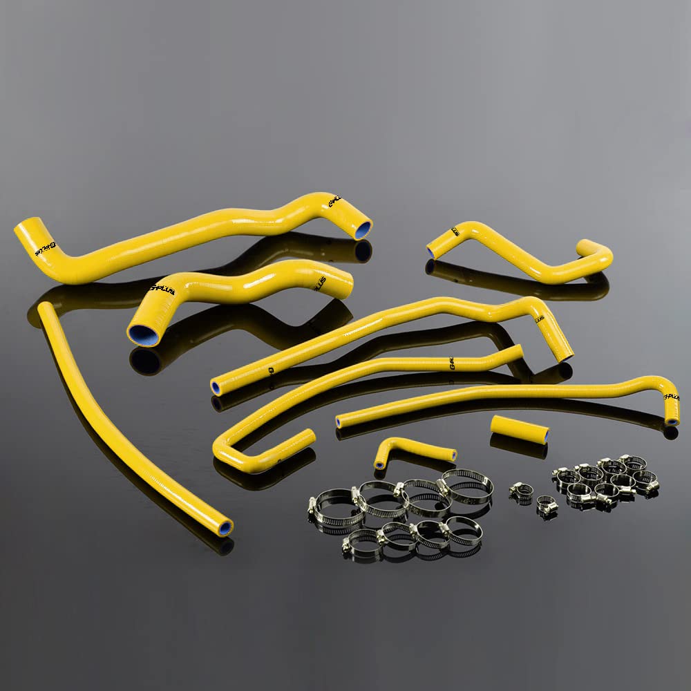 G-PLUS Silicone Radiator Hose Kit Compatible with 1991-1996 Chevy Corvette 5.7L LT1 V8