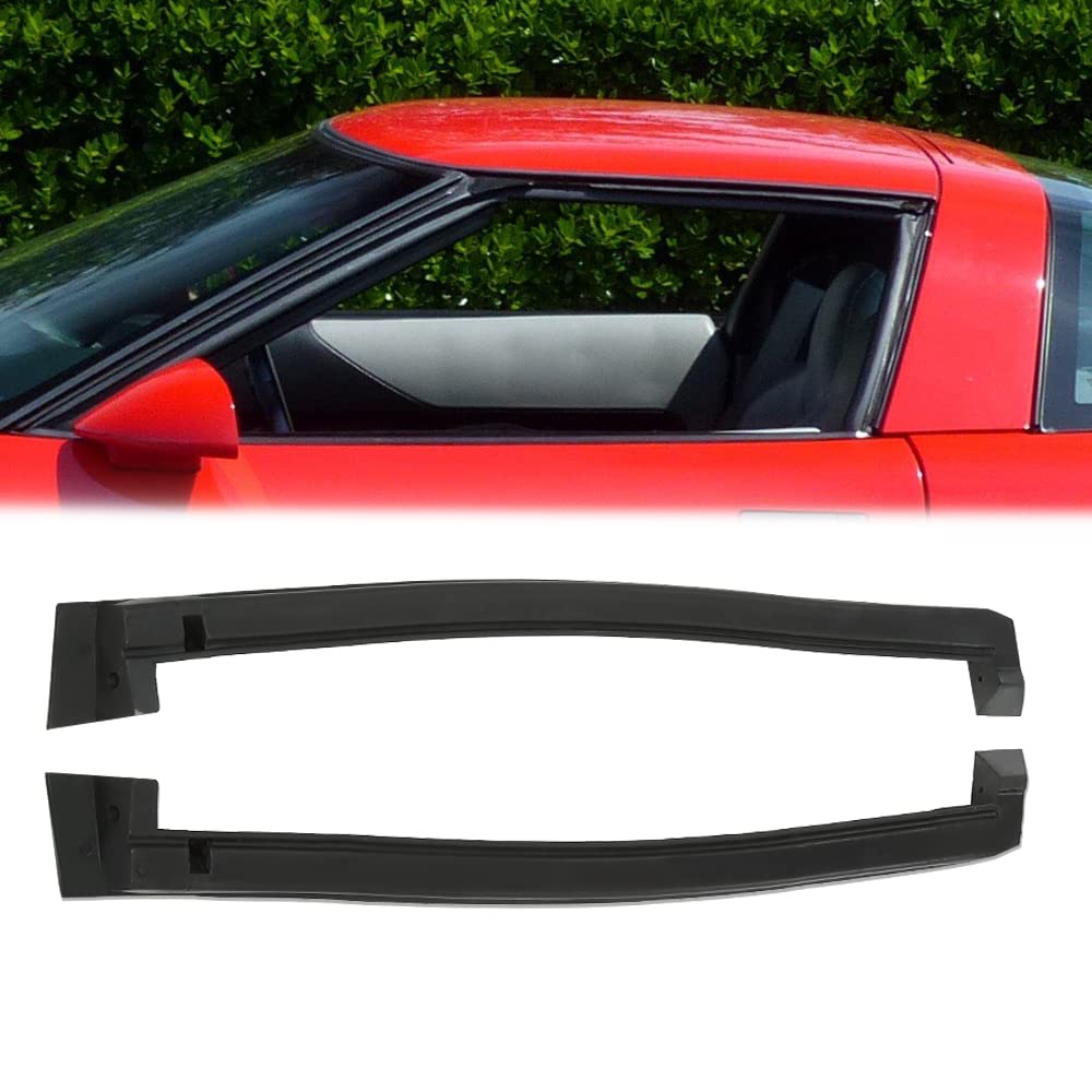 G-PLUS Pair Weatherstrip Roof Panel Seals Compatible with Chevy Corvette C4 1984-1996 KG4069 Weatherstrip Coupe Side Roof Panel Pair Seals