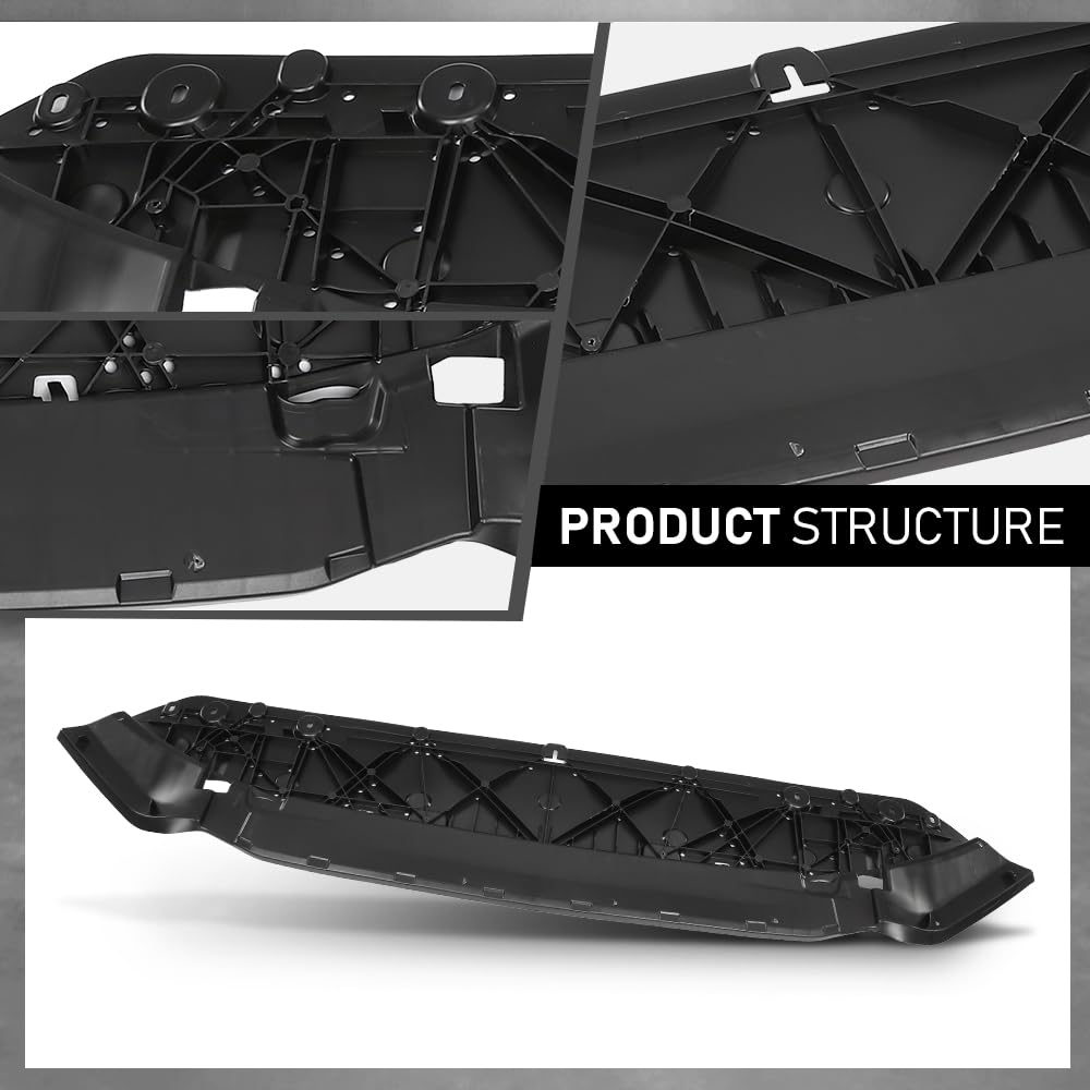 G-PLUS Front Forward Undercar Splash Shield, Compatible with Audi A4 S4 2017-2019, AU1228132, 8W0807611A Black Engine Splash Shield
