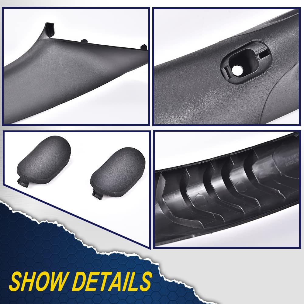 G-PLUS Front A Pillar Trim Handle Compatible with 2004-2008 F150, RH Passenger Side Inside Grab Handle (Black)