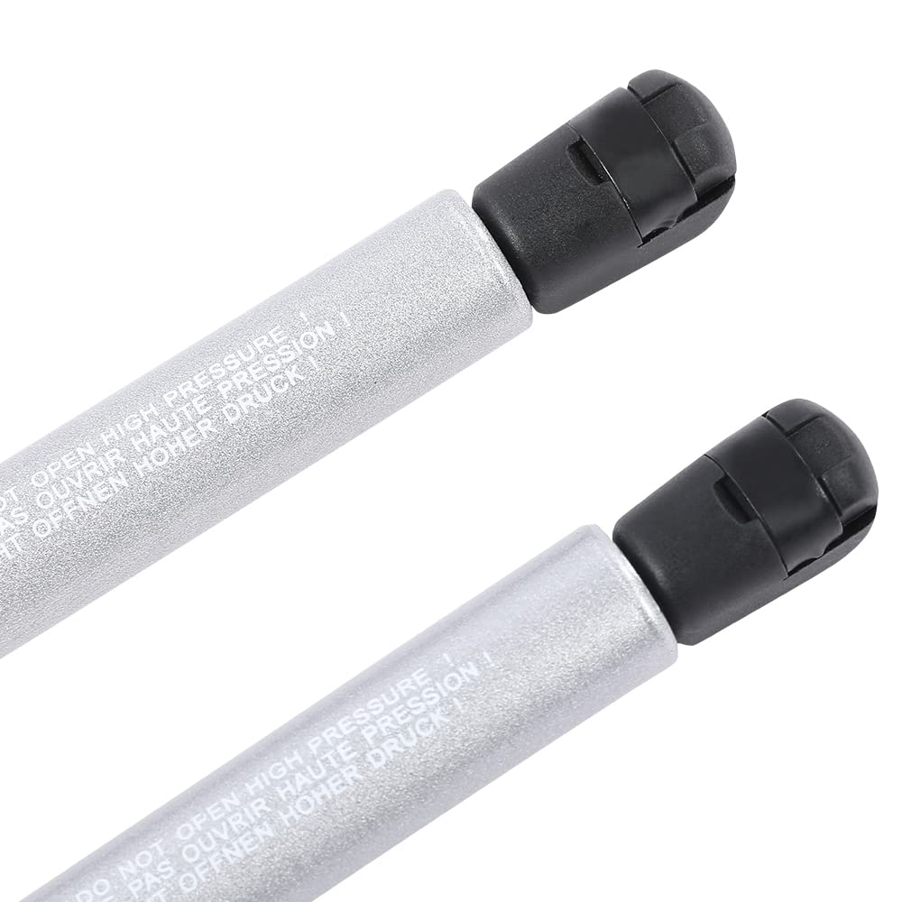 G-PLUS Racing Hood Lift Strut Damper Shock Set- Complete Kit Silvery Compatible with Ford Mustang 15-21