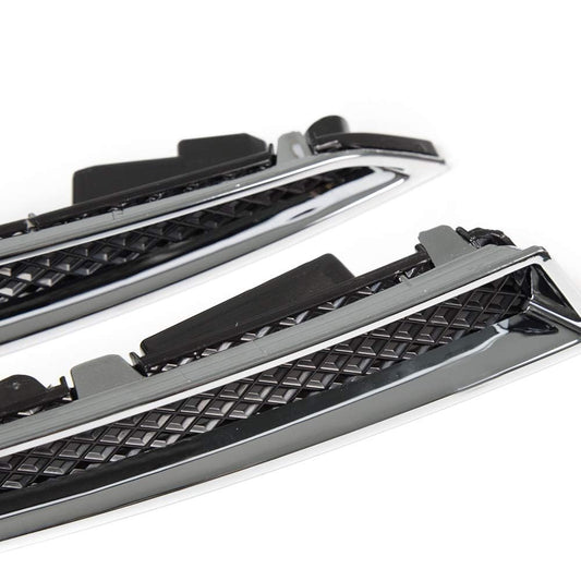 G-PLUS Left Right Headlight Lower Trim Molding Grille Replacement Compatible with Ford Escape S Sport Utility 4-Door 2013 2014 2015 2016 CJ5Z13008D CJ5Z13008C
