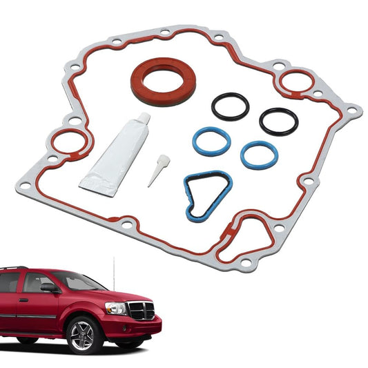 G-PLUS Timing Cover Gasket Kit Compatible with Dodge Dakota Dodge Durango Jeep Commander Jeep Grand Cherokee 3.7L 4.7L Vin N Vin P TCS46000, TCS46022, TCS30400, SL1000
