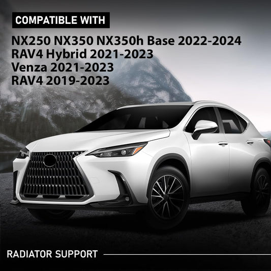 G-PLUS Radiator Support Core Lower Compatible with Lexus NX250 NX350 NX350h Base 2022-2024,Fit Toyota RAV4 2019-2023,Fit Toyota RAV4 Hybrid 2021-2023,Fit Toyota Venza 2021-2023 571040R050