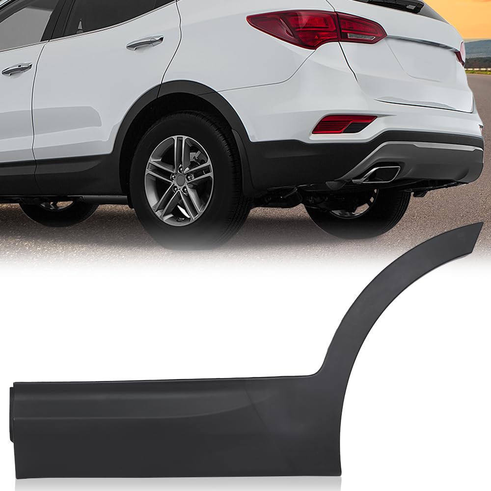 G-PLUS New Rear Left Door Lower Molding Door Garnish Compatible with 2013-2018 Santa Fe Sport 87731-4Z000, 877314Z000 Matte Black