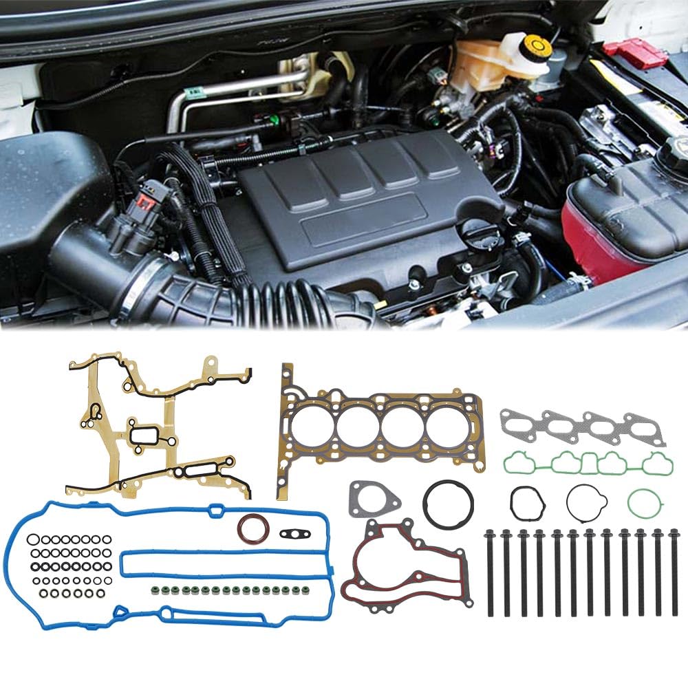 G-PLUS Head Gasket Bolts Set Compatible wtih Buick Encore 1.4L 2013-2016/Chevy Cruze 1.4L 2011-2015/Chevy Cruze Limited 1.4L 2016/Chevy Sonic 1.4L 2012-2016/Chevy Trax 1.4L 2013-2016