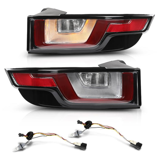 G-PLUS LED Tail Light Assembly Pair for Range Rover Evoque 2012-2018