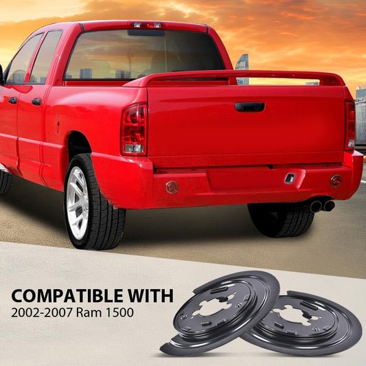 G-PLUS Rear Brake Dust Shield Compatible with Dodge Durango 2004-2005/Fit Dodge Ram 1500 2002-2007 52009967AJ 52113468AD